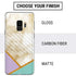 Angled Marble Galaxy S9 Skin