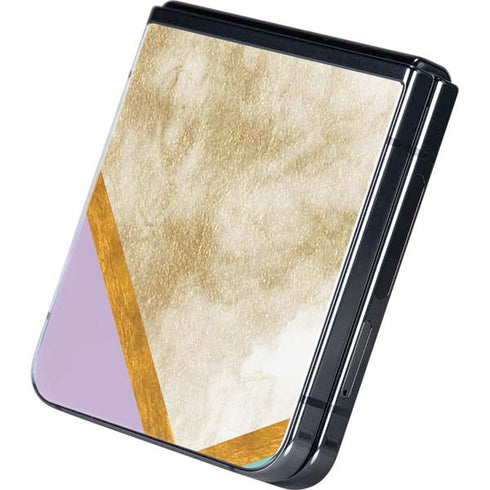 Angled Marble Galaxy Z Flip5 5G Skin