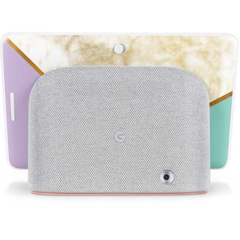 Angled Marble Google Home Hub Skin