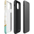 Angled Marble iPhone 11 Impact Case
