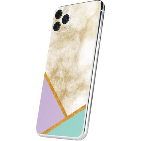 Angled Marble iPhone 11 Pro Max Skin