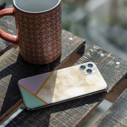 Angled Marble iPhone 11 Pro Max Skin