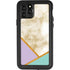 Angled Marble iPhone 11 Pro Waterproof Case