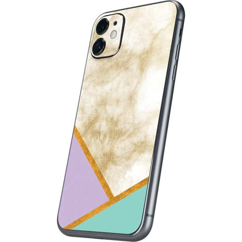 Angled Marble iPhone 11 Skin