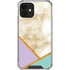 Angled Marble iPhone 12 Clear Case