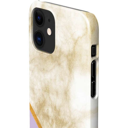 Angled Marble iPhone 12 Mini Lite Case