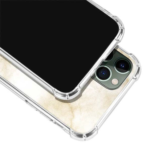 Angled Marble iPhone 12 Pro Clear Case