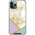 Angled Marble iPhone 12 Pro Max Clear Case