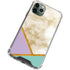 Angled Marble iPhone 12 Pro Max Clear Case