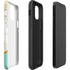 Angled Marble iPhone 12 Pro Max Impact Case