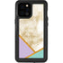 Angled Marble iPhone 12 Pro Max Waterproof Case