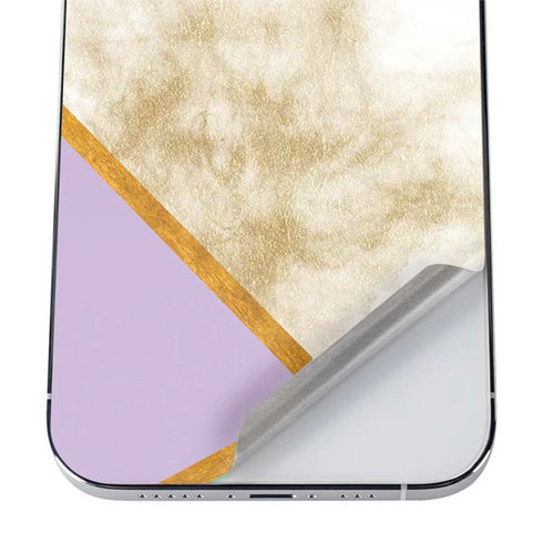 Angled Marble iPhone 12 Pro Skin