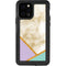 Angled Marble iPhone 12 Pro Waterproof Case