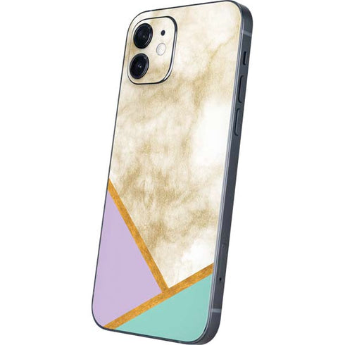 Angled Marble iPhone 12 Skin