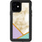 Angled Marble iPhone 12 Waterproof Case