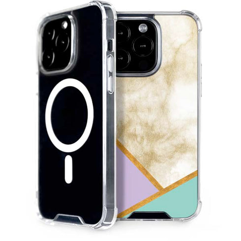 Angled Marble iPhone 13 Pro MagSafe Case