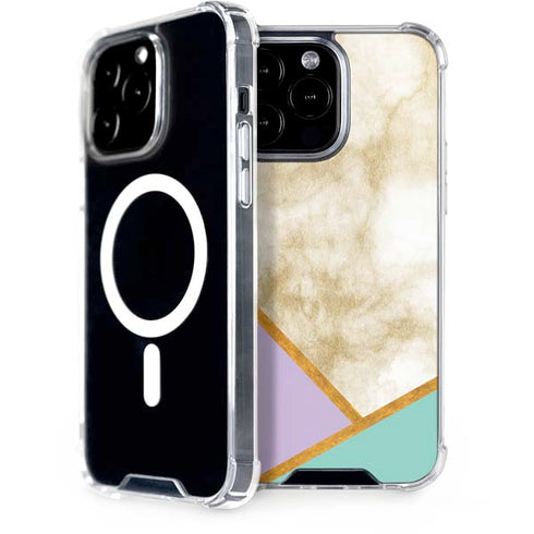 Angled Marble iPhone 13 Pro Max MagSafe Case