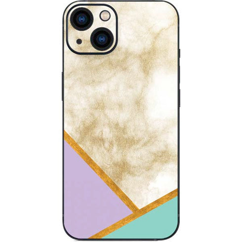 Angled Marble iPhone 13 Skin