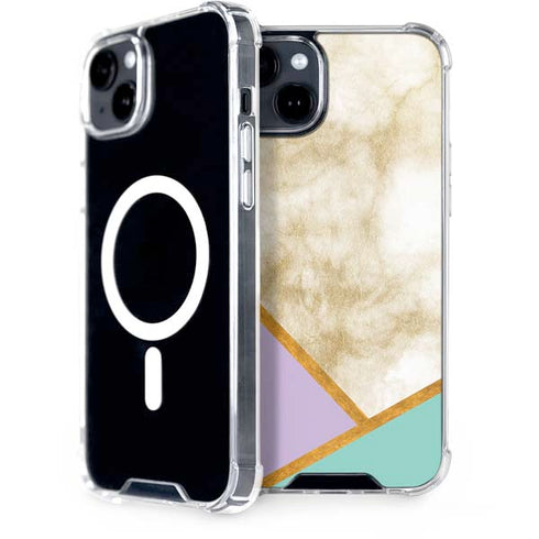 Angled Marble iPhone 14 MagSafe Case