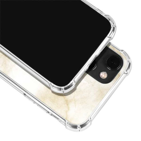 Angled Marble iPhone 14 Plus Clear Case