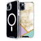 Angled Marble iPhone 14 Plus MagSafe Case