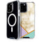 Angled Marble iPhone 14 Pro Max MagSafe Case