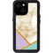 Angled Marble iPhone 15 Waterproof Case