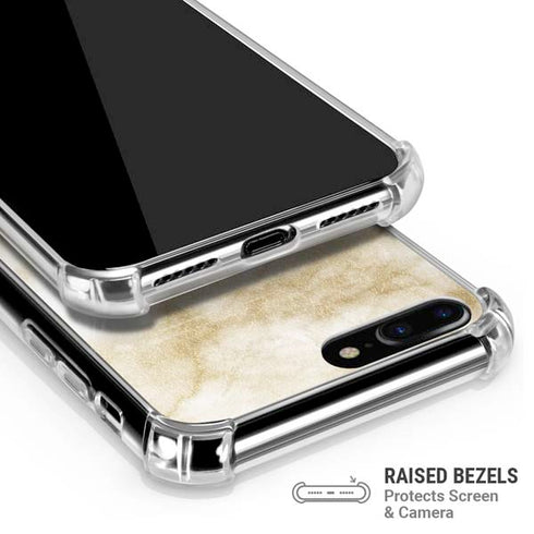 Angled Marble iPhone 7/8 Plus Clear Case