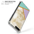 Angled Marble iPhone 7/8 Plus Clear Case