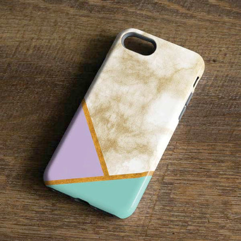 Angled Marble iPhone 8 Pro Case
