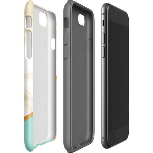 Angled Marble iPhone SE (2nd & 3rd Gen) Pro Case