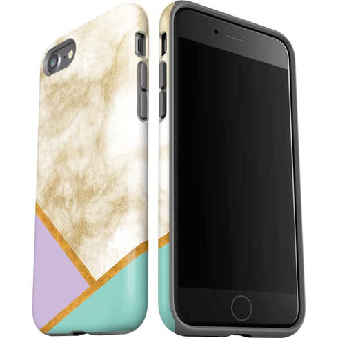 Angled Marble iPhone SE (2nd & 3rd Gen) Pro Case