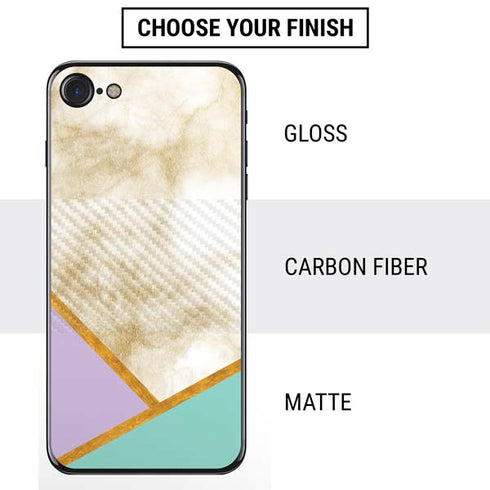 Angled Marble iPhone SE (2nd & 3rd Gen) Skin