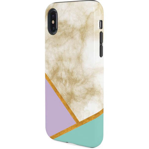 Angled Marble iPhone X Pro Case