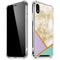Angled Marble iPhone XR Clear Case