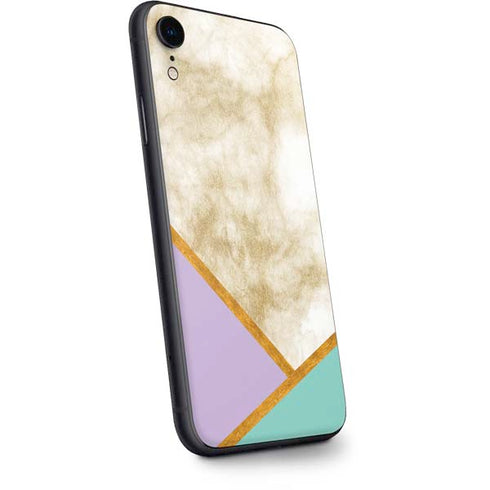 Angled Marble iPhone XR Skin