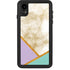 Angled Marble iPhone XR Waterproof Case