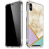 Angled Marble iPhone XS Max Clear Case