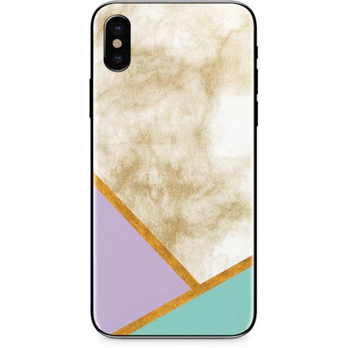 Angled Marble iPhone XS Max Skin