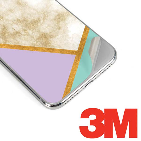 Angled Marble iPhone XS Skin