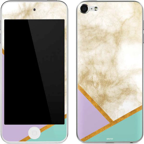 Angled Marble Apple iPod Skin