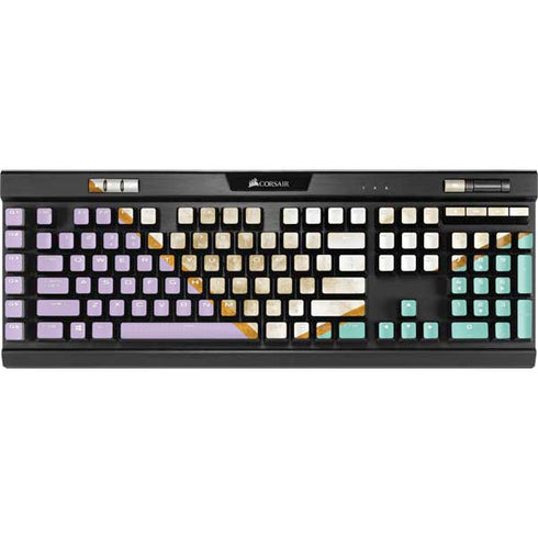 Angled Marble K95 RGB PLATINUM Mechanical Gaming Keyboard Skin