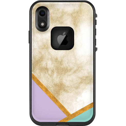 Angled Marble LifeProof Fre iPhone Skin