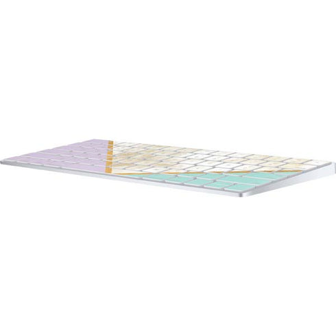 Angled Marble Magic Keyboard Skin