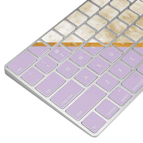 Angled Marble Magic Keyboard Skin