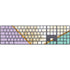 Angled Marble Magic Keyboard with Numeric Keypad Skin