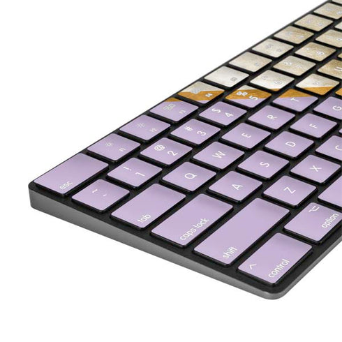 Angled Marble Magic Keyboard with Numeric Keypad Skin