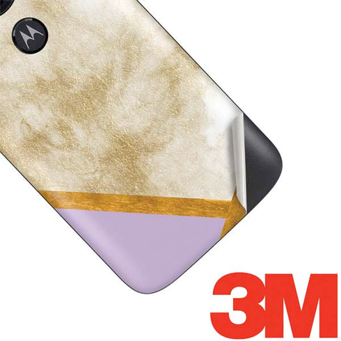 Angled Marble Moto E5 Play Skin