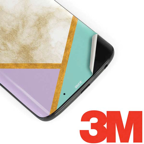 Angled Marble Moto G6 Skin