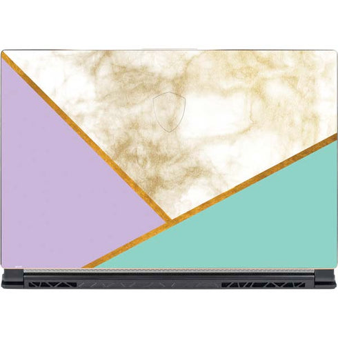 Angled Marble MSI GS65 Stealth Laptop Skin